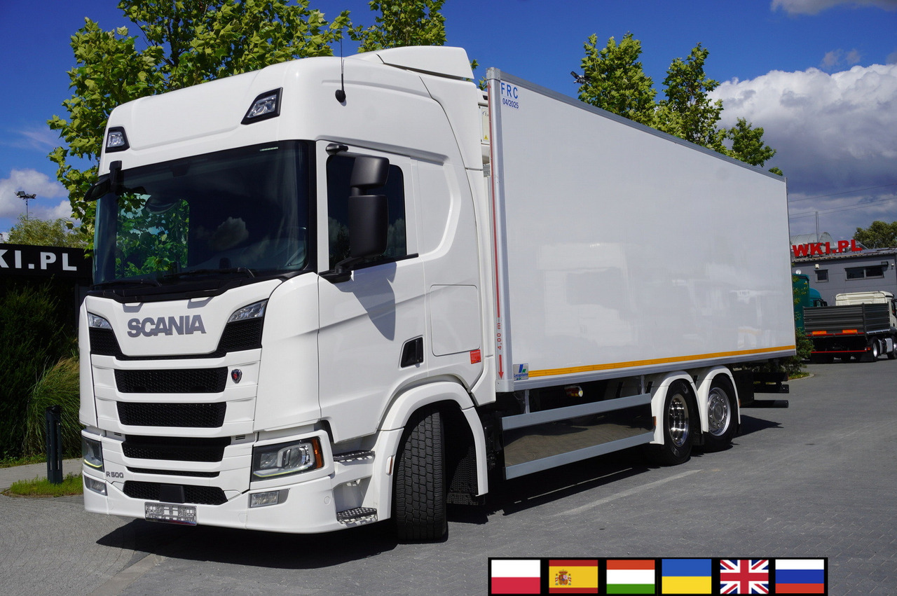 SCANIA R500 / Lecapitaine refrigerator 20 EPAL / Carrier Supra 950 / Steered 3rd axle - Camión frigorífico: foto 1 SCANIA R500 / Lecapitaine refrigerator 20 EPAL / Carrier Supra 950 / Steered 3rd axle - Camión frigorífico: foto 1
