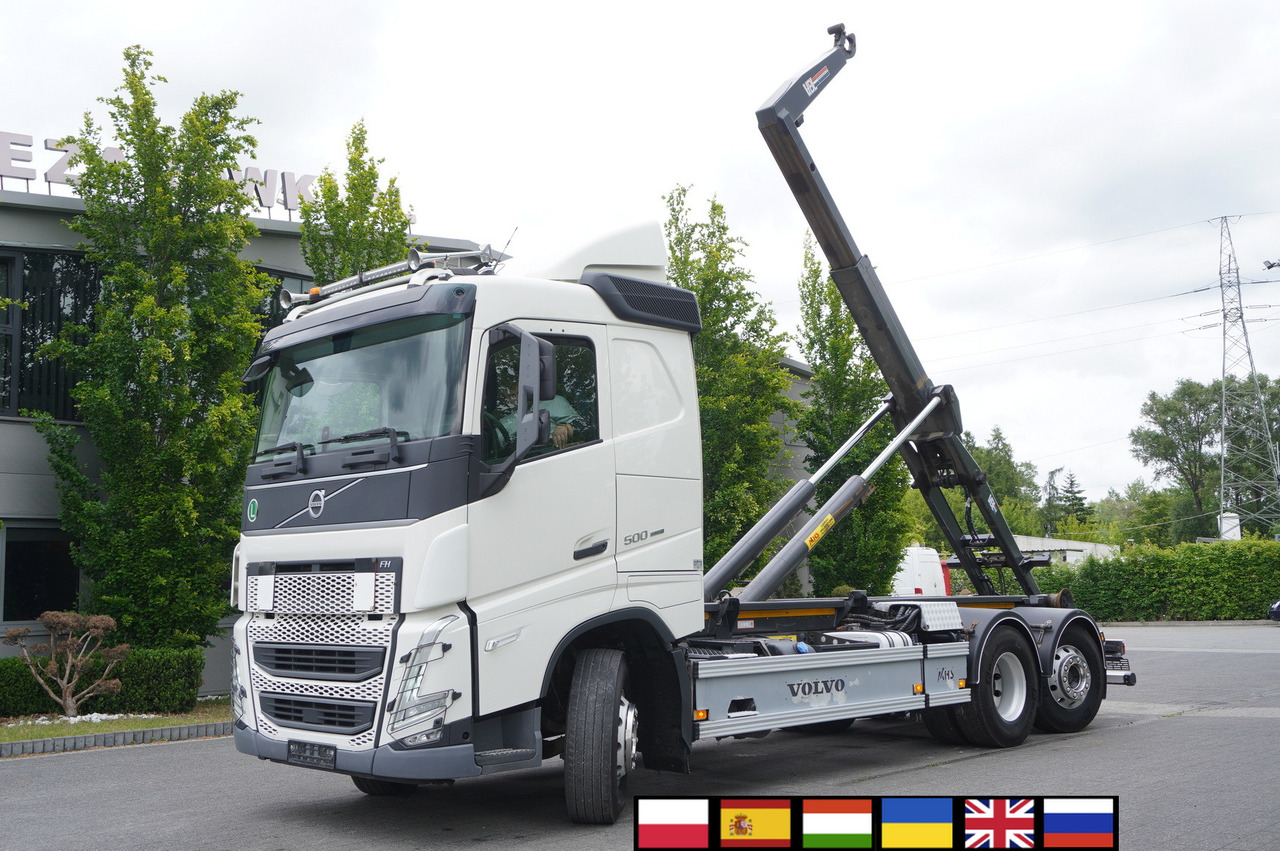 VOLVO FH 500 / VDL hooklift 21 tons / 2022 / steering 3d axle / 2 units - Camión multibasculante: foto 1 VOLVO FH 500 / VDL hooklift 21 tons / 2022 / steering 3d axle / 2 units - Camión multibasculante: foto 1