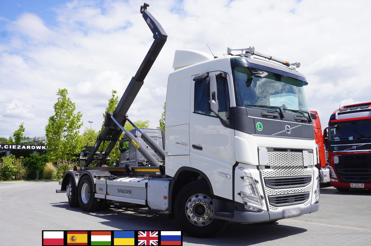 VOLVO FH 500 / VDL hooklift 21 tons / 2022 / steering 3d axle / 2 units - Camión multibasculante: foto 1 VOLVO FH 500 / VDL hooklift 21 tons / 2022 / steering 3d axle / 2 units - Camión multibasculante: foto 1