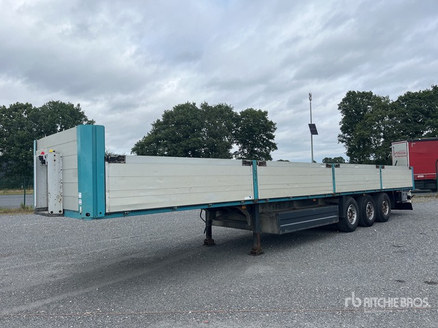 2007 Schmitz Cargobull S01 13.90 m Tri/A Flatbed Trailer - Semirremolque plataforma/ Caja abierta: foto 1 2007 Schmitz Cargobull S01 13.90 m Tri/A Flatbed Trailer - Semirremolque plataforma/ Caja abierta: foto 1