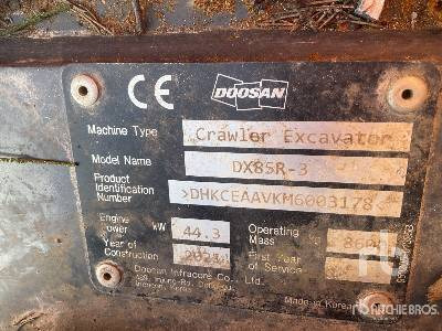 DOOSAN DX85R-3 - Excavadora de cadenas: foto 5 DOOSAN DX85R-3 - Excavadora de cadenas: foto 5