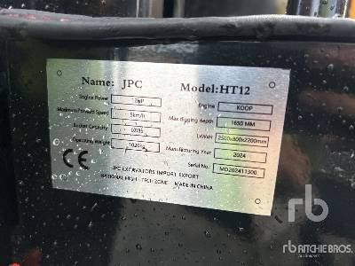 JPC HT12 (Unused) - Miniexcavadora: foto 5 JPC HT12 (Unused) - Miniexcavadora: foto 5