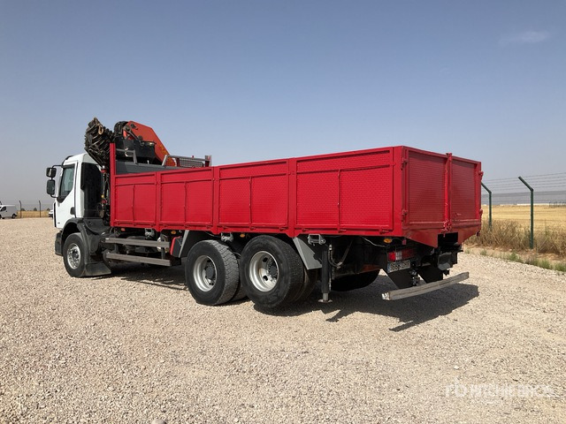 2008 Renault P Lander 410.26 2007 Palfinger 29002 on 4x2 Flatbed Truck with Crane - Desbrozadora de martillos/ Trituradora: foto 1 2008 Renault P Lander 410.26 2007 Palfinger 29002 on 4x2 Flatbed Truck with Crane - Desbrozadora de martillos/ Trituradora: foto 1