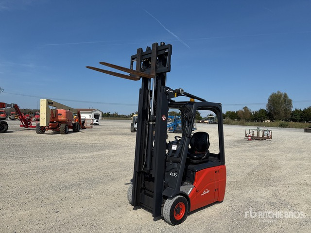 2014 Linde E16C-01 1600 kg Electric Forklift - Carretilla elevadora eléctrica: foto 1 2014 Linde E16C-01 1600 kg Electric Forklift - Carretilla elevadora eléctrica: foto 1