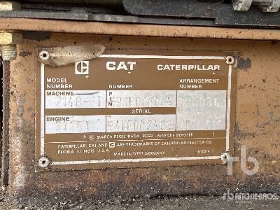 Excavadora de ruedas CAT 214BFT: foto 10