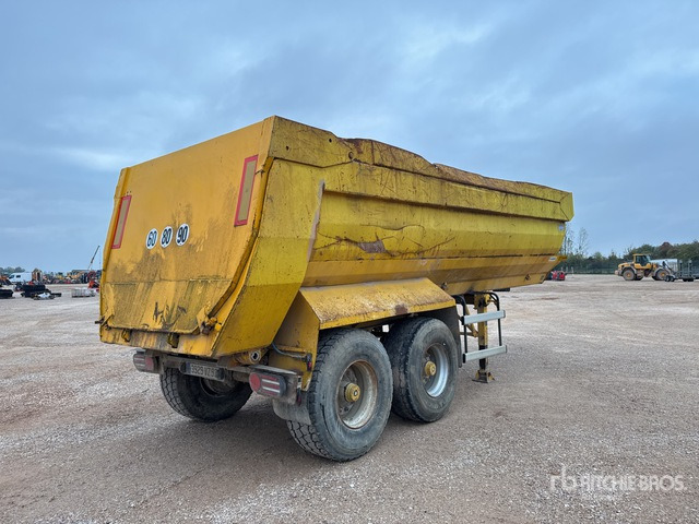 2000 Kaiser S3302V T/A Semi-Remorque Benne 2 Essieux End Dump Trailer - Remolque volquete: foto 3 2000 Kaiser S3302V T/A Semi-Remorque Benne 2 Essieux End Dump Trailer - Remolque volquete: foto 3