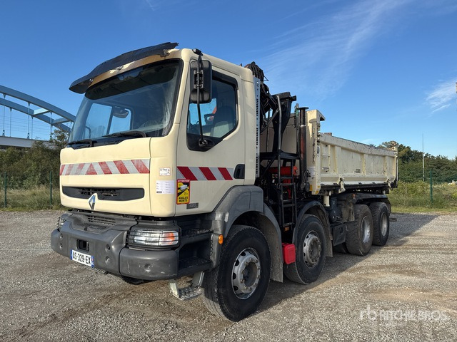 2006 Renault Kerax 420dCi 2006 Palfinger pk12000 6680 kg ... Dump Truck with Crane - Camión volquete: foto 1 2006 Renault Kerax 420dCi 2006 Palfinger pk12000 6680 kg ... Dump Truck with Crane - Camión volquete: foto 1