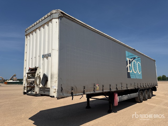 2008 Krone SD Tri/A Semi Remorque A Rideaux C ... Curtain Side Trailer - Desbrozadora de martillos/ Trituradora: foto 1 2008 Krone SD Tri/A Semi Remorque A Rideaux C ... Curtain Side Trailer - Desbrozadora de martillos/ Trituradora: foto 1