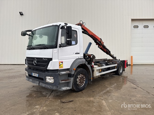 2010 Mercedes-Benz Axor 1829 2010 Palfinger Pk6500 on 4x2 Ch ... Dump Truck with Crane - Camión volquete: foto 1 2010 Mercedes-Benz Axor 1829 2010 Palfinger Pk6500 on 4x2 Ch ... Dump Truck with Crane - Camión volquete: foto 1