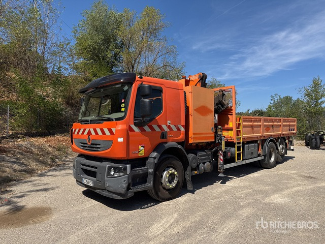 2012 Renault Premium 380DXi Fassi F155A.0.23 6000 kg Articu ... Flatbed Truck with Crane - Camión caja abierta, Camión grúa: foto 2 2012 Renault Premium 380DXi Fassi F155A.0.23 6000 kg Articu ... Flatbed Truck with Crane - Camión caja abierta, Camión grúa: foto 2