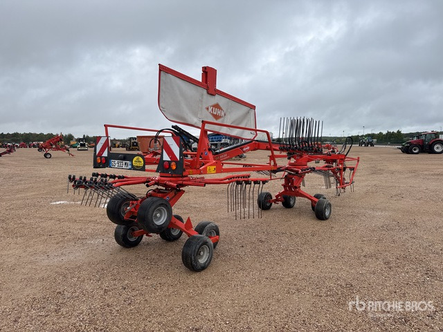 2016 Kuhn GA6632 6.6 m Semi-Mount 2 Rotor Andaineuse Hay Rake - Henificadora: foto 3 2016 Kuhn GA6632 6.6 m Semi-Mount 2 Rotor Andaineuse Hay Rake - Henificadora: foto 3