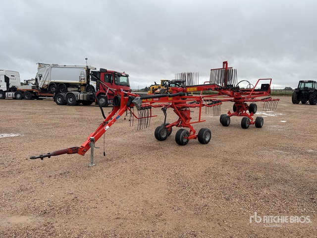 2016 Kuhn GA6632 6.6 m Semi-Mount 2 Rotor Andaineuse Hay Rake - Henificadora: foto 1 2016 Kuhn GA6632 6.6 m Semi-Mount 2 Rotor Andaineuse Hay Rake - Henificadora: foto 1