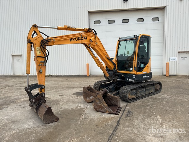 2017 Hyundai R60CR-9A Mini-Pelle Mini Excavator:  <6.6t - Miniexcavadora: foto 2 2017 Hyundai R60CR-9A Mini-Pelle Mini Excavator:  <6.6t - Miniexcavadora: foto 2