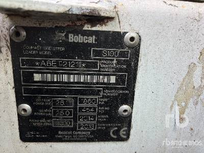 BOBCAT S100 Chargeuse Compacte - Minicargadora: foto 5 BOBCAT S100 Chargeuse Compacte - Minicargadora: foto 5