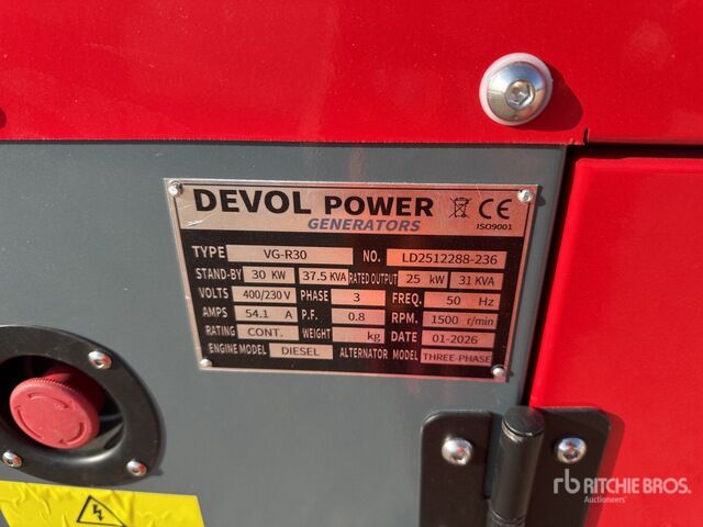 Devol VG-R30 Generator Set - Generador industriale: foto 5 Devol VG-R30 Generator Set - Generador industriale: foto 5