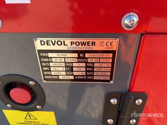 Devol VG-R30 Generator Set - Generador industriale: foto 5 Devol VG-R30 Generator Set - Generador industriale: foto 5