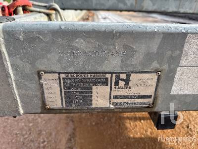 HUBIERE H212L 14CF T/A Remorque - Remolque porta maquinaria: foto 5 HUBIERE H212L 14CF T/A Remorque - Remolque porta maquinaria: foto 5