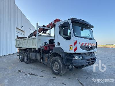 RENAULT 6x4 Camion Benne Avec Grue - Camión volquete, Camión grúa: foto 4 RENAULT 6x4 Camion Benne Avec Grue - Camión volquete, Camión grúa: foto 4