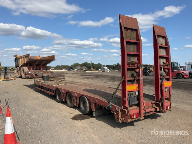 2006 Nooteboom OSD4803L 13 m Tri/A Single Drop Step Deck Trailer - Desbrozadora de martillos/ Trituradora: foto 3 2006 Nooteboom OSD4803L 13 m Tri/A Single Drop Step Deck Trailer - Desbrozadora de martillos/ Trituradora: foto 3