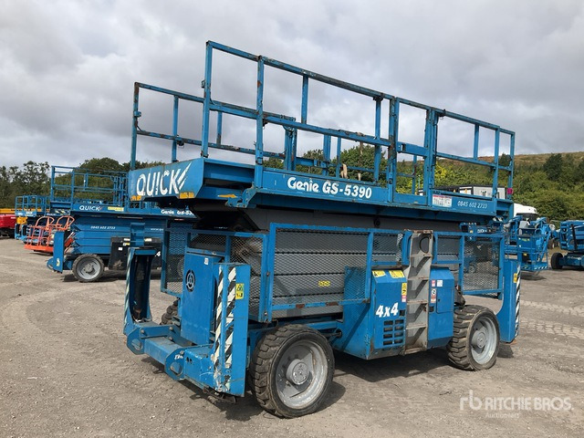 2008 Genie GS5390 4x4 Diesel Scissor Lift - Plataforma de tijeras: foto 1 2008 Genie GS5390 4x4 Diesel Scissor Lift - Plataforma de tijeras: foto 1