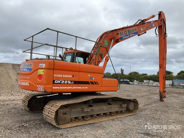 2011 Doosan DX225LC Long Reach Tracked Excavator - Excavadora de cadenas: foto 4 2011 Doosan DX225LC Long Reach Tracked Excavator - Excavadora de cadenas: foto 4