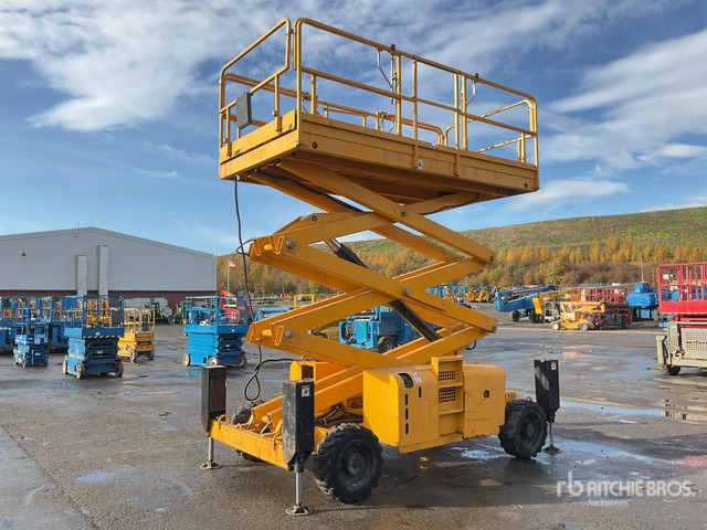 2014 Haulotte H12SDX 4x4 Diesel Scissor Lift - Plataforma de tijeras: foto 1 2014 Haulotte H12SDX 4x4 Diesel Scissor Lift - Plataforma de tijeras: foto 1