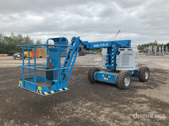 2015 Genie Z34/22 4WD Diesel Articulating Boom Lift - Plataforma articulada: foto 4 2015 Genie Z34/22 4WD Diesel Articulating Boom Lift - Plataforma articulada: foto 4