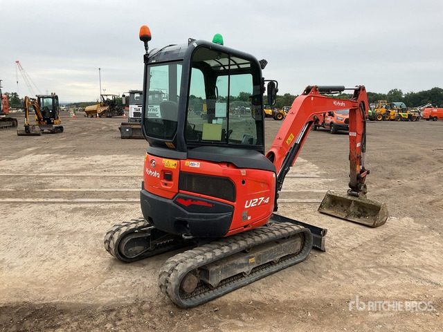 2016 Kubota U27-4 Tracked Excavator - Excavadora de cadenas: foto 4 2016 Kubota U27-4 Tracked Excavator - Excavadora de cadenas: foto 4