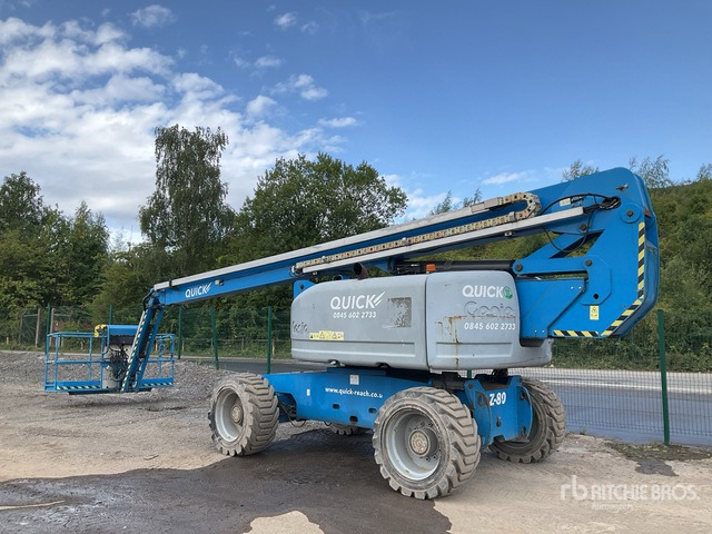 2017 Genie Z-80/60 4WD Diesel Articulating Boom Lift - Plataforma articulada: foto 3 2017 Genie Z-80/60 4WD Diesel Articulating Boom Lift - Plataforma articulada: foto 3