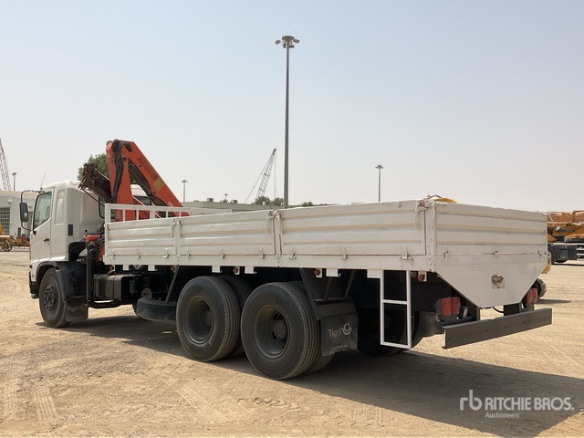 2007 Hino 500 Palfinger PK1000 4.5 ton Knuckl ... Flatbed Truck with Crane - Camión caja abierta, Camión grúa: foto 3 2007 Hino 500 Palfinger PK1000 4.5 ton Knuckl ... Flatbed Truck with Crane - Camión caja abierta, Camión grúa: foto 3