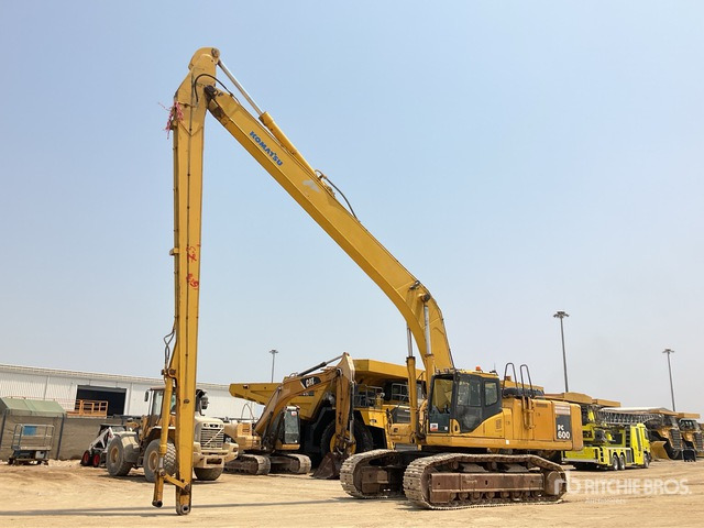 2008 Komatsu PC600-7 Long Reach Tracked Excavator - Excavadora de cadenas: foto 1 2008 Komatsu PC600-7 Long Reach Tracked Excavator - Excavadora de cadenas: foto 1