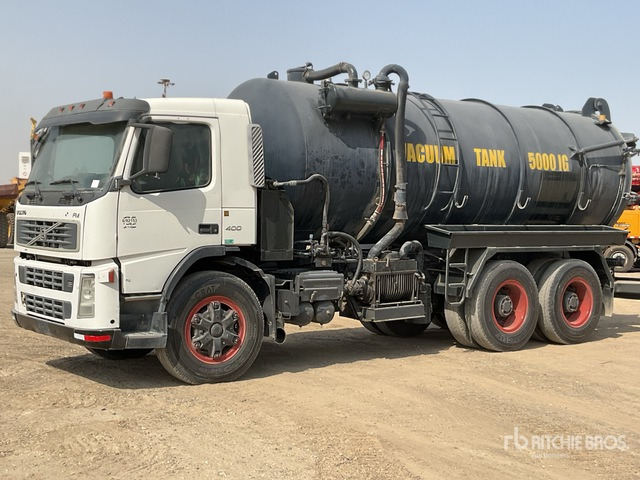 2008 Volvo FM400 6x4 20000 L Vacuum Tanker Truck - Limpieza de alcantarillado: foto 2 2008 Volvo FM400 6x4 20000 L Vacuum Tanker Truck - Limpieza de alcantarillado: foto 2
