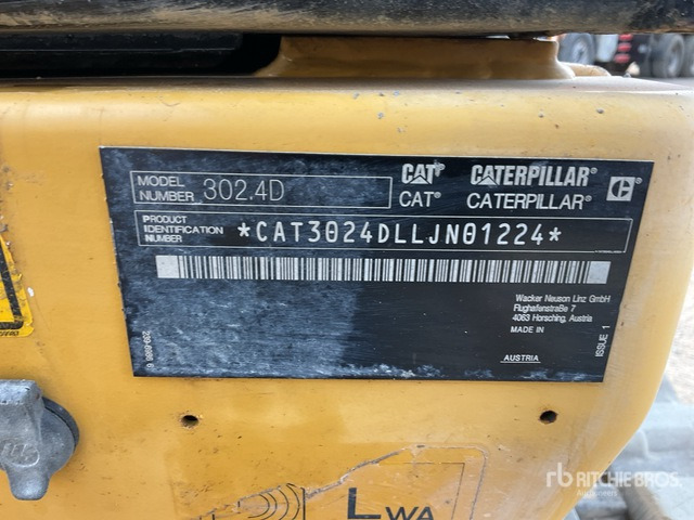 2019 Cat 302.4D - Miniexcavadora: foto 2 2019 Cat 302.4D - Miniexcavadora: foto 2