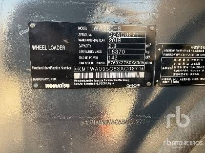 KOMATSU WA380 6 - Cargadora de ruedas: foto 5 KOMATSU WA380 6 - Cargadora de ruedas: foto 5