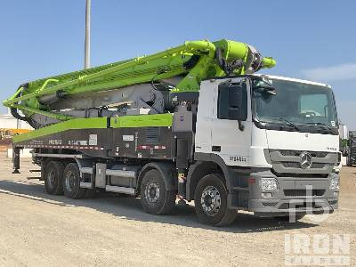 MERCEDES-BENZ ACTROS 4141 2017 Zoomlion 56X-6RZ 56 m on 8 ... - Bomba de hormigón: foto 4 MERCEDES-BENZ ACTROS 4141 2017 Zoomlion 56X-6RZ 56 m on 8 ... - Bomba de hormigón: foto 4