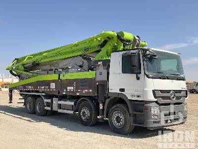 MERCEDES-BENZ ACTROS 4141 2018 Zoomlion 56X-6RZ 56 m on 8 ... - Bomba de hormigón: foto 4 MERCEDES-BENZ ACTROS 4141 2018 Zoomlion 56X-6RZ 56 m on 8 ... - Bomba de hormigón: foto 4