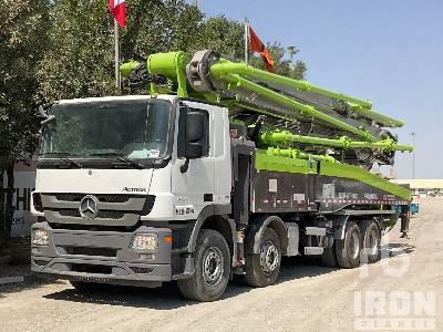 MERCEDES-BENZ ACTROS 4141 2018 Zoomlion 56X-6RZ 56 m on 8 ... - Bomba de hormigón: foto 1 MERCEDES-BENZ ACTROS 4141 2018 Zoomlion 56X-6RZ 56 m on 8 ... - Bomba de hormigón: foto 1