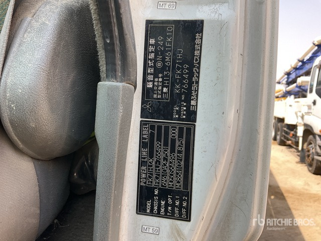 Mitsubishi KK-FK71HJ Boom Truck - Desbrozadora de martillos/ Trituradora: foto 2 Mitsubishi KK-FK71HJ Boom Truck - Desbrozadora de martillos/ Trituradora: foto 2