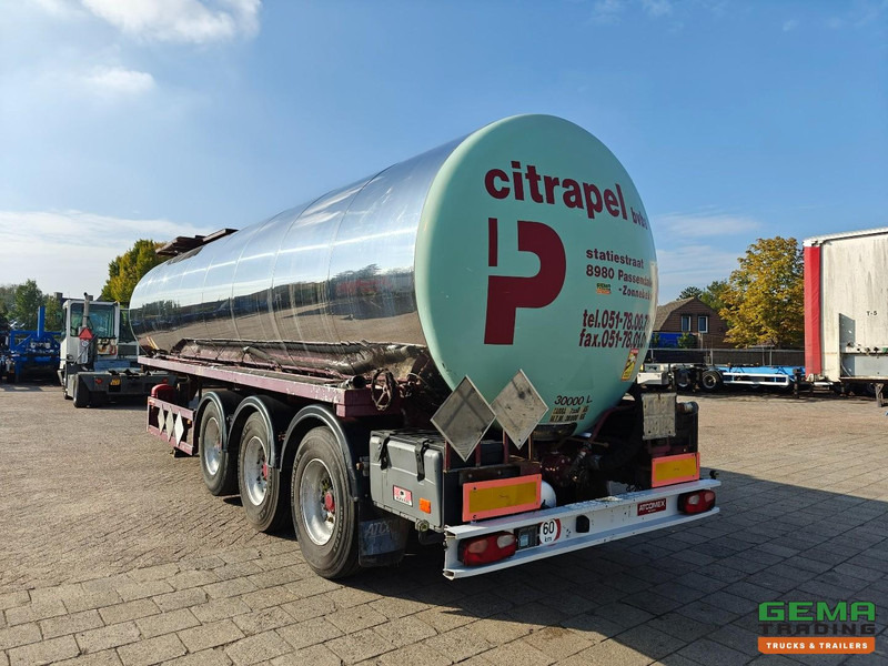 Atcomex TO/27TRI/38ST Bitum - 3-Assen ROR - ADR FL AT - 30.000L - LiftAs - Schijfremmen - Semirremolque cisterna: foto 3 Atcomex TO/27TRI/38ST Bitum - 3-Assen ROR - ADR FL AT - 30.000L - LiftAs - Schijfremmen - Semirremolque cisterna: foto 3
