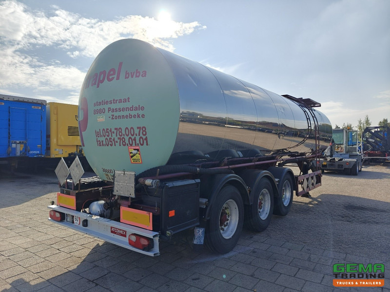 Atcomex TO/27TRI/38ST Bitum - 3-Assen ROR - ADR FL AT - 30.000L - LiftAs - Schijfremmen - Semirremolque cisterna: foto 2 Atcomex TO/27TRI/38ST Bitum - 3-Assen ROR - ADR FL AT - 30.000L - LiftAs - Schijfremmen - Semirremolque cisterna: foto 2