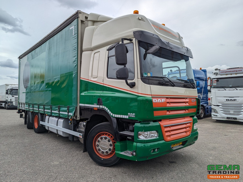 Camión lona DAF FAN CF85.410 6x2/4 Spacecab Euro5 EEV - Schuifzeilen/dak 7.23m + Laadklep 6000kg - 10/2025APK: foto 6