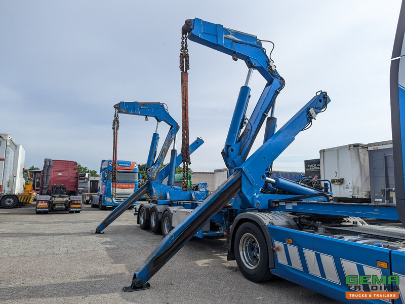 Semirremolque portacontenedore/ Intercambiable HAMMAR 151 HL 3-Assen - SideLoader36T - ContainerStacking - Gooseneck - Extended Boom - Afstandbediening: foto 8
