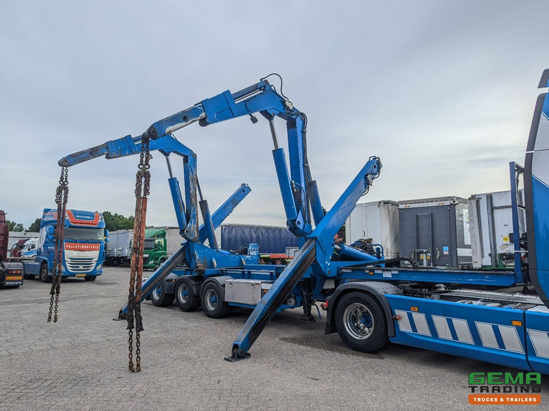 Semirremolque portacontenedore/ Intercambiable HAMMAR 151 HL 3-Assen - SideLoader36T - ContainerStacking - Gooseneck - Extended Boom - Afstandbediening: foto 6