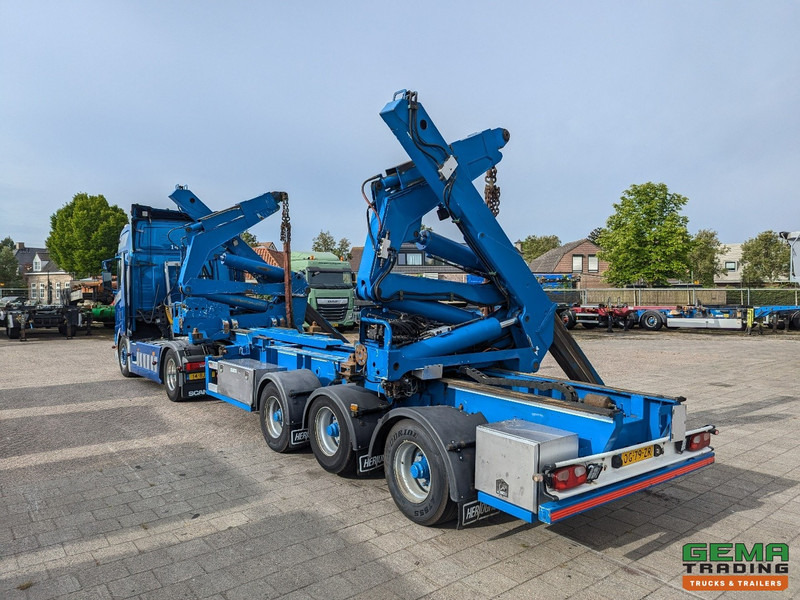 Semirremolque portacontenedore/ Intercambiable HAMMAR 151 HL 3-Assen - SideLoader36T - ContainerStacking - Gooseneck - Extended Boom - Afstandbediening: foto 7