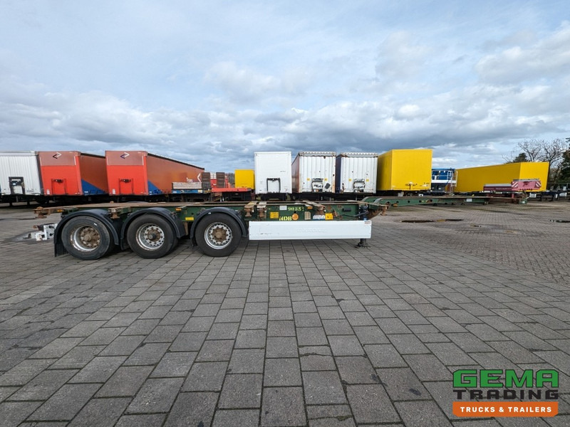 Semirremolque portacontenedore/ Intercambiable Krone SD 27 3-Assen BPW RearSlider - DrumBrakes - 5280kg - 07/2024APK (O1779): foto 15