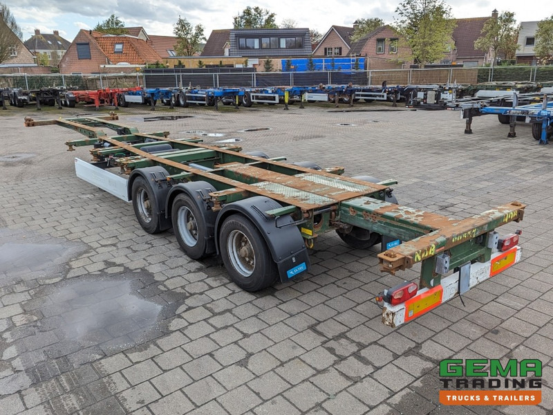 Semirremolque portacontenedore/ Intercambiable Krone SD 27 3-Assen BPW RearSlider - DrumBrakes - 5280kg - 07/2024APK (O1779): foto 6