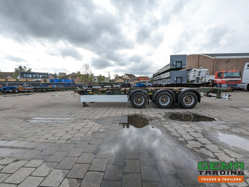 Semirremolque portacontenedore/ Intercambiable Krone SD 27 3-Assen BPW RearSlider - DrumBrakes - 5280kg - 07/2024APK (O1779): foto 16