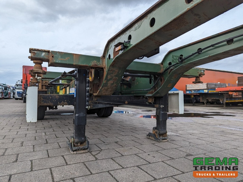 Semirremolque portacontenedore/ Intercambiable Krone SD 27 3-Assen BPW RearSlider - DrumBrakes - 5280kg - 07/2024APK (O1779): foto 10