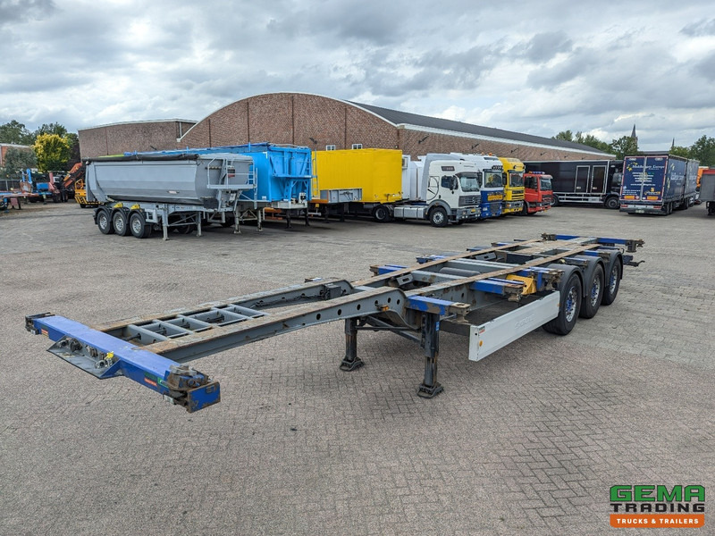 Krone SDC 27 3-Assen SAF - Lift as - Schijfremmen - Achterschuiver - 20 2x20FT/30/40FT - Semirremolque portacontenedore/ Intercambiable: foto 1 Krone SDC 27 3-Assen SAF - Lift as - Schijfremmen - Achterschuiver - 20 2x20FT/30/40FT - Semirremolque portacontenedore/ Intercambiable: foto 1