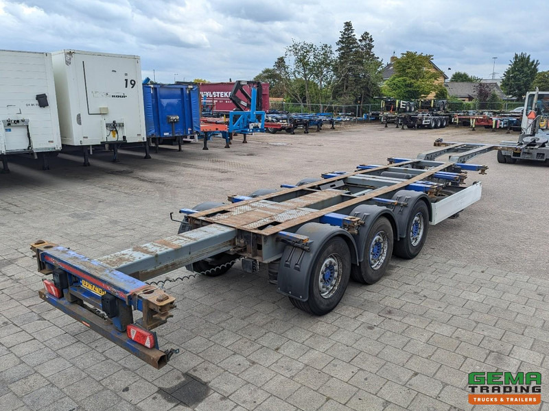 Krone SDC 27 3-Assen SAF - Lift as - Schijfremmen - Achterschuiver - 20 2x20FT/30/40FT - Semirremolque portacontenedore/ Intercambiable: foto 2 Krone SDC 27 3-Assen SAF - Lift as - Schijfremmen - Achterschuiver - 20 2x20FT/30/40FT - Semirremolque portacontenedore/ Intercambiable: foto 2